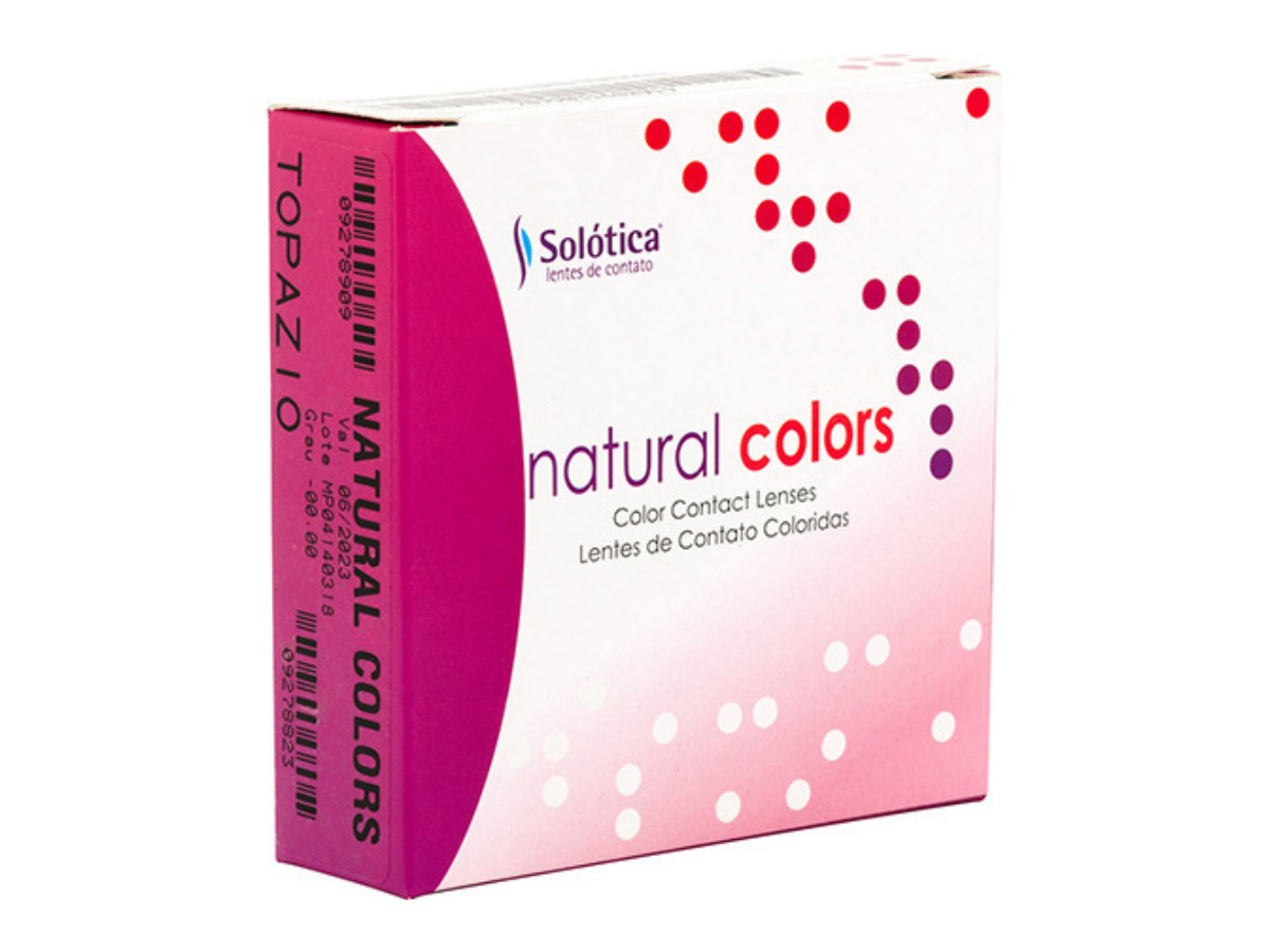 Lente de Contato Conjunto Natural Colors Anual - Solótica